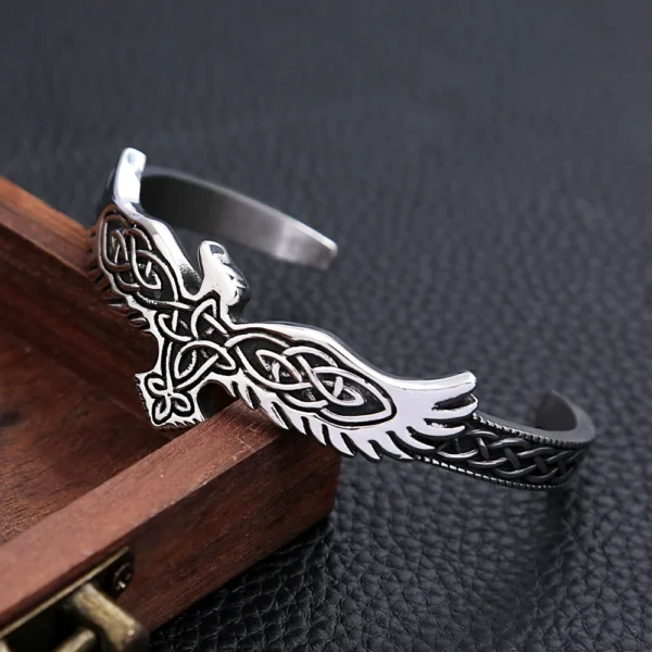 Bracelet Viking Corbeau