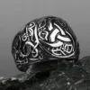 Bague Viking Rune Dragon
