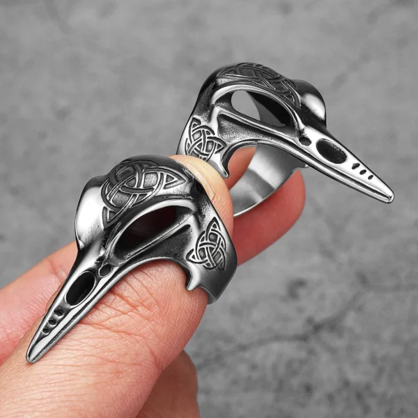 Bagues Viking Corbeau