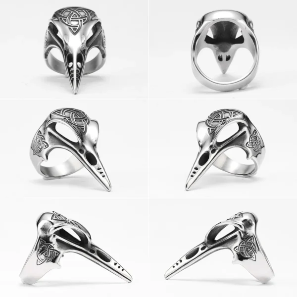 Bagues Viking Corbeau