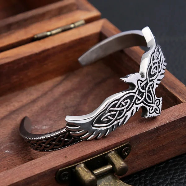 Bracelet Viking Corbeau