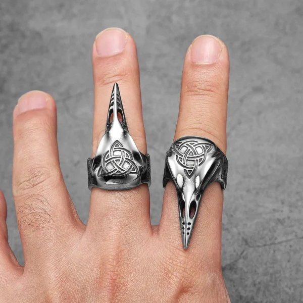 Bagues Viking Corbeau