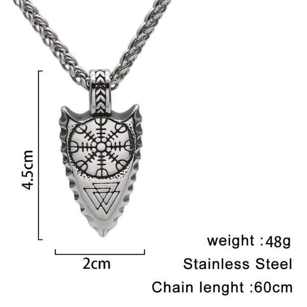 kf-S561136a737f043b5b5d96c75ccb0866a7 Collier Viking Odin Gungnir