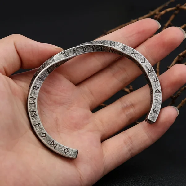 Bracelet Rune Viking Torsadé