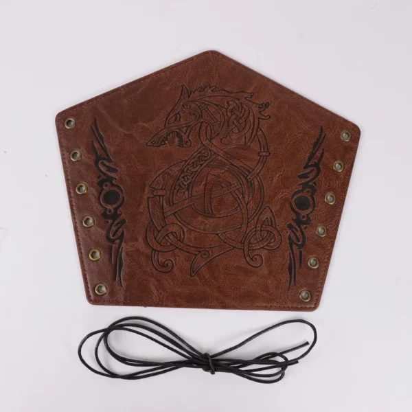 kf-S92f0d18f3b09447d979faf49fdca47936 Protège-Bras Viking proue de drakkar et noeud celtique