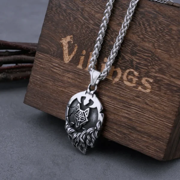 Collier Viking Tête de Loup
