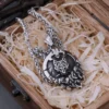 Collier Viking Tête de Loup